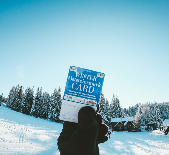 WinterCard für ein einmaliges Ski- und Langlaufvergnügen in der Oststeiermark | © TV Oststeiermark | Gleichweit-Nistelberger | © Oststeiermark Tourismus, Anja Gleichweit