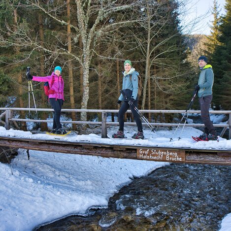 Schneeschuhwandern auf der Tyrnauer Alm in der Oststeiermark | © Oststeiermark Tourismus