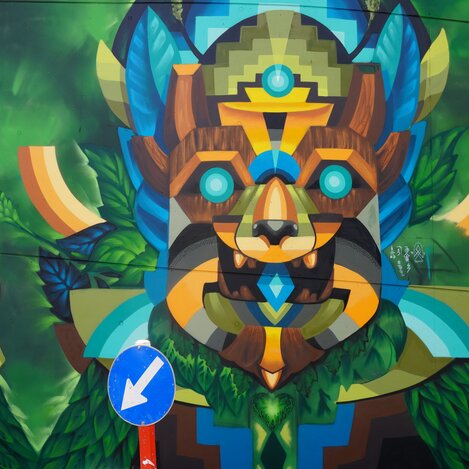 Mural von den Künstlern Treazy und Sydney aus Australien | © Oststeiermark Tourismus | Nicole Friesenbichler