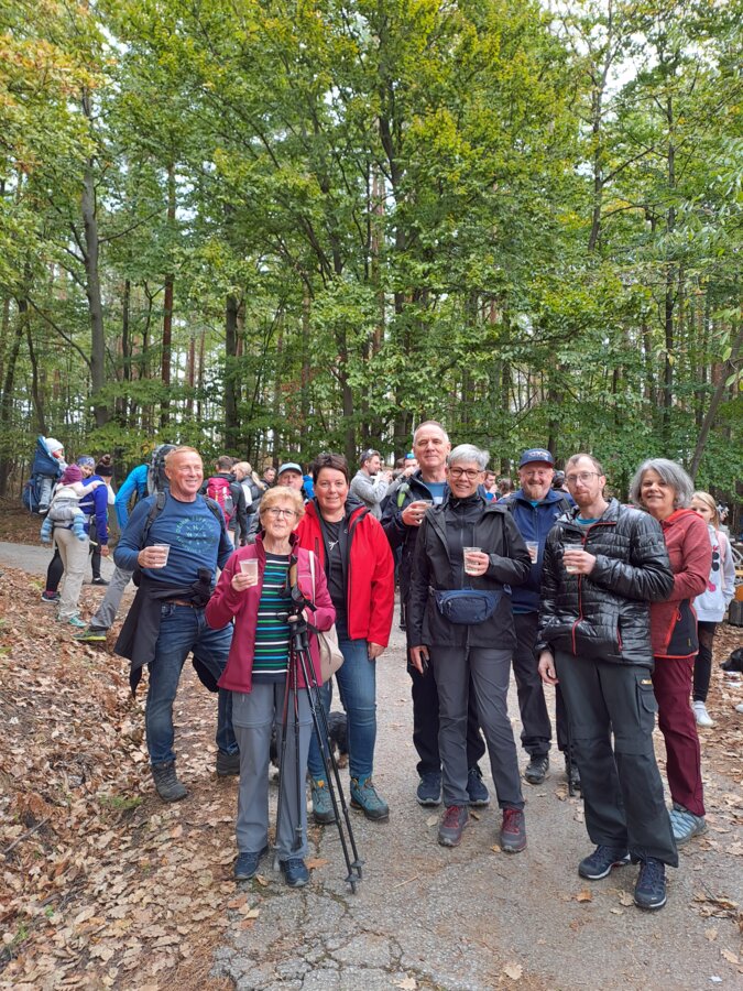 Gäste bei der Sturmwanderung in der Oststeiermark