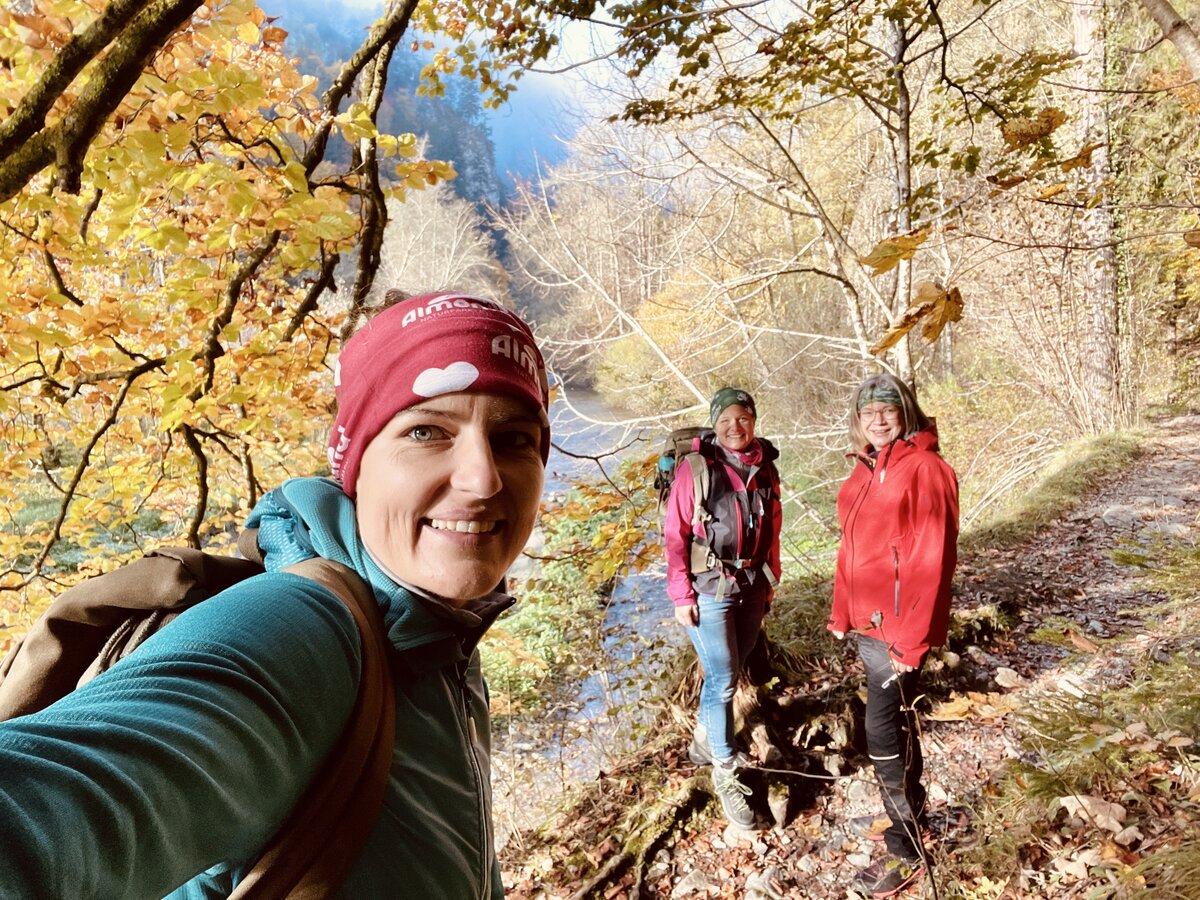 Waldbaden in der Raabklamm in der Oststeiermark