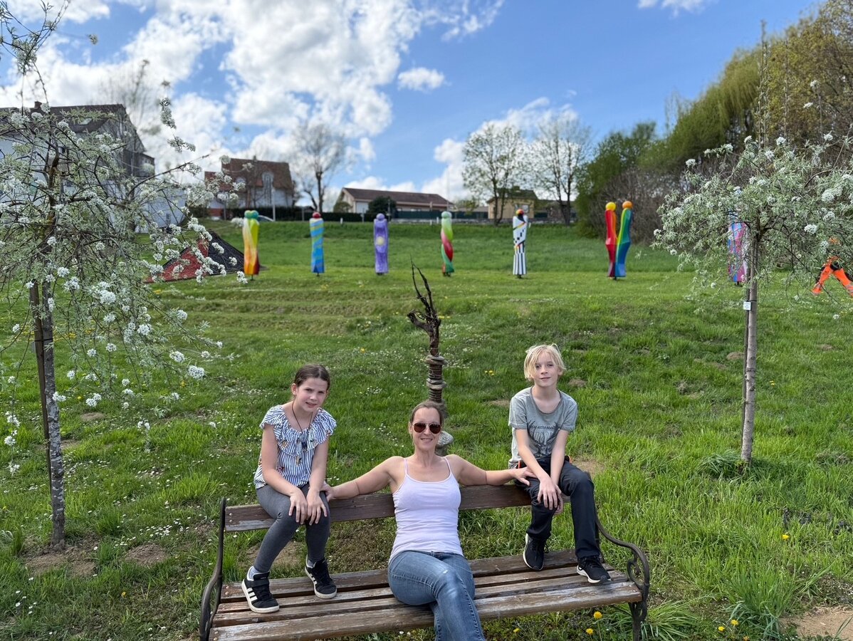 Rast im Kunstpark