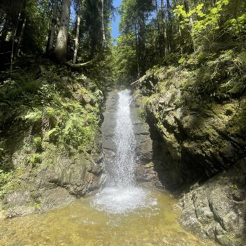 Romai Wasserfall in der Oststeiermark | © Anna Fink