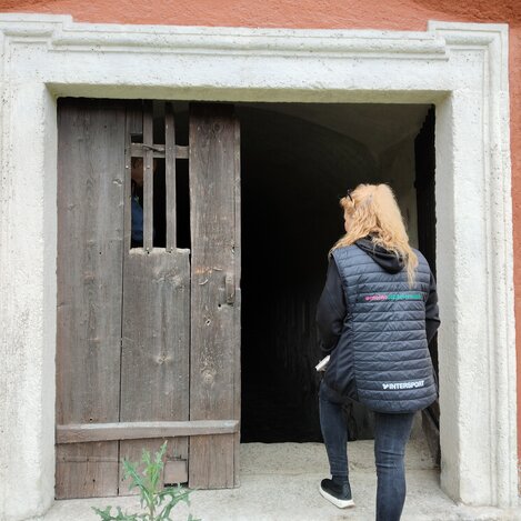 Eingang Krypta Schloss Pöllau | © 
Oststeiermark Tourismus | Claudia Heschl