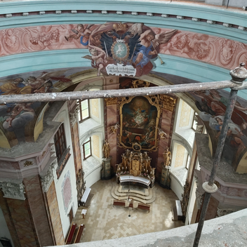 Blick von der Kuppel auf den Altar | © 
Oststeiermark Tourismus | Claudia Heschl