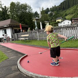 Minigolf in Ratten auch für die Kleinsten