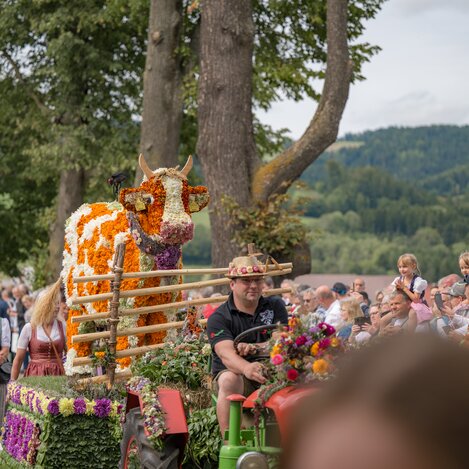 1. Siegerwagen des Bauernbundes Vorau | ©  Oststeiermark Tourismus | Rene Strasser