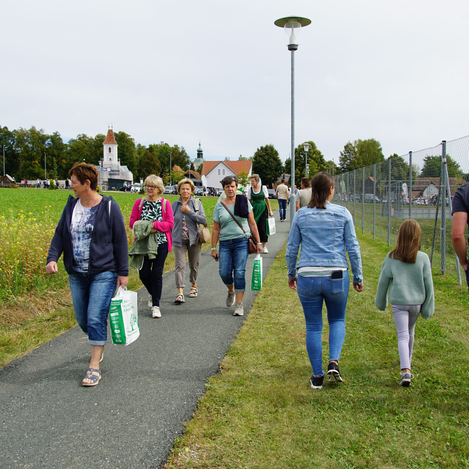 Eingang zum Blumenkorso in Vorau | © Oststeiermark Tourismus | Jasmin Perhofer