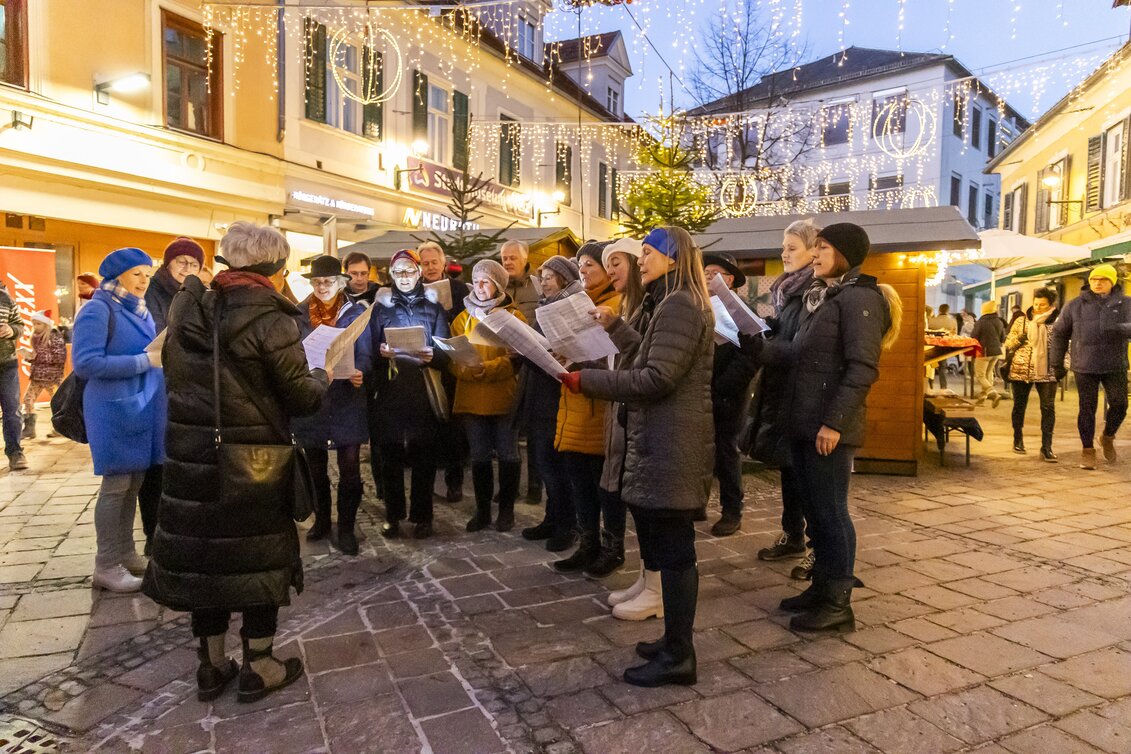 Chorgesang bei der Weizer Weihnacht | © 
Oststeiermark Tourismus | Stefan Pflanzl
