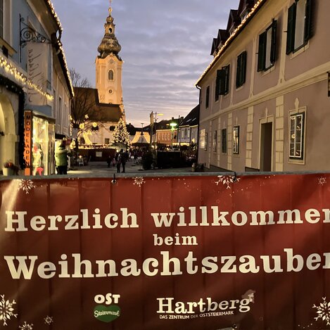 Eingang Hartberger Weihnachtszauber | © 
Oststeiermark Tourismus | Roswitha Schweighofer