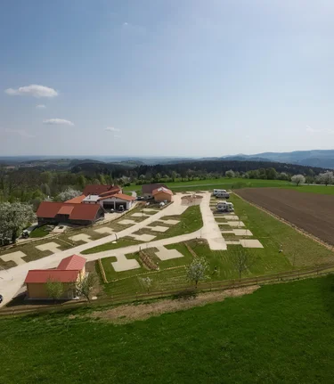 Wechselland Camping aus der Vogelperspektive | © Wechselland Camping