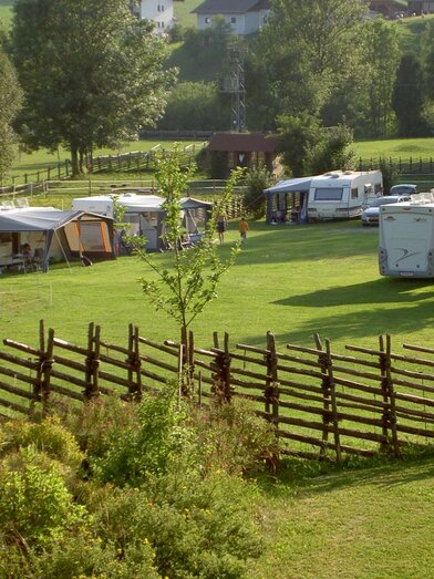 Sicht auf Campingplatz Wild in der Oststeiermark | © Camping Wild