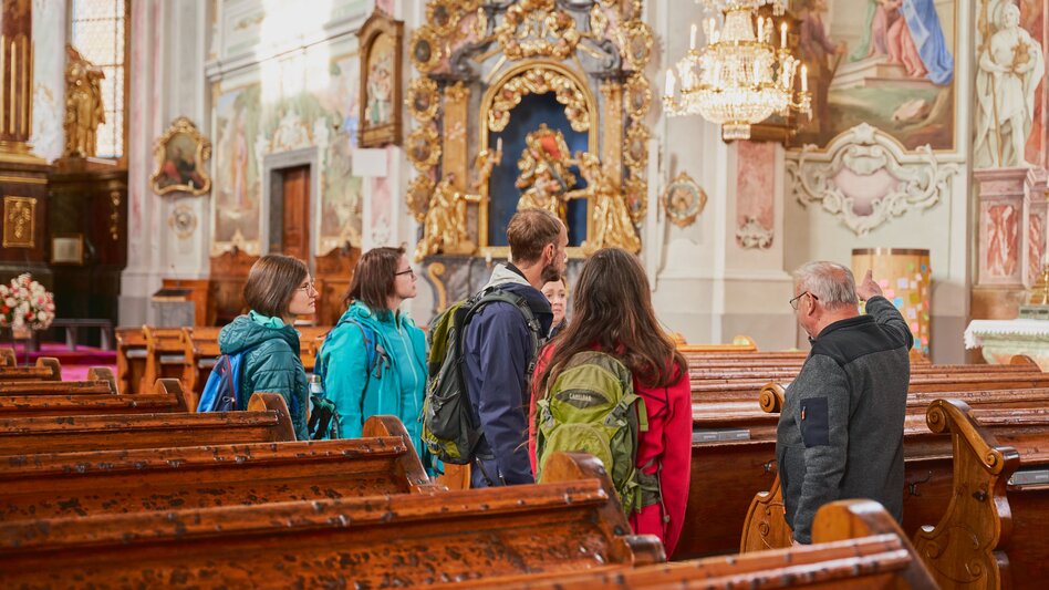 Kirchenführung in der Weizbergkirche in der Oststeiermark