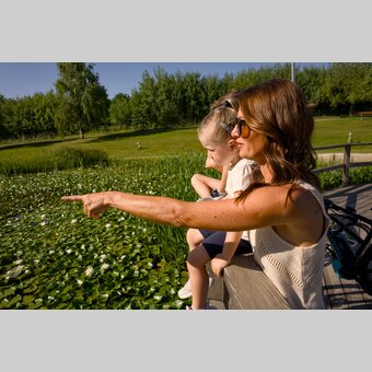 Familie am Gruber Badeteich in der Oststeiermark | ©  Oststeiermark Tourismus | Motion Manager