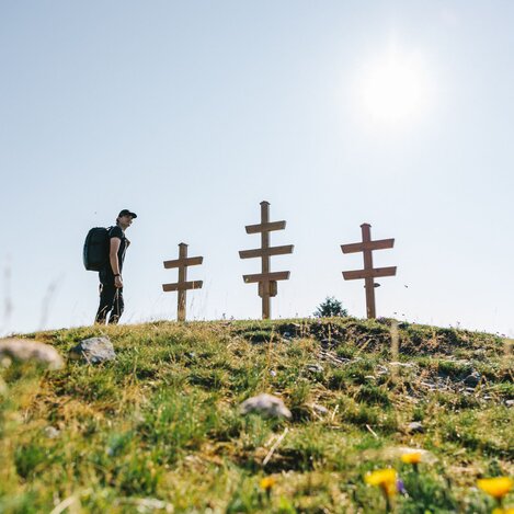 Wetterkreuze beim Wandern auf der Alm in der Oststeiermark | ©  Oststeiermark Tourismus | Noah Ulrich