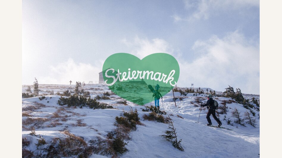 Skitourengeher auf dem Weg zum Alois-Günther-Haus | ©  Oststeiermark Tourismus | Lucas Vollmann-Oswald