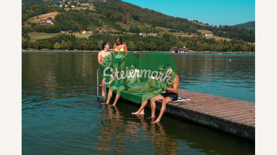 Mit Freunden am Stubenbergsee in der Oststeiermark | ©  Oststeiermark Tourismus | Socialis