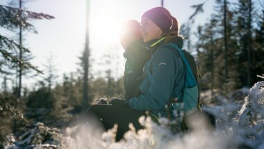 Winterwandern in der Region Joglland Waldheimat
