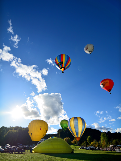 Ballonstart in Puch bei Weiz in der Oststeiermark | ©  Oststeiermark Tourismus | Christian Strassegger