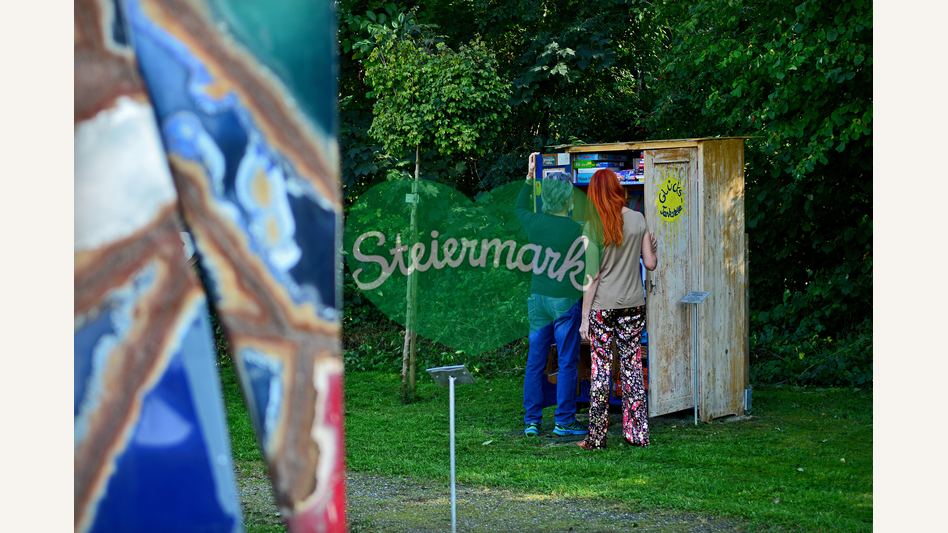 Glückstankstelle beim Kunstpark in St. Ruprecht an der Raab | © Oststeiermark Tourismus | Christian Strassegger