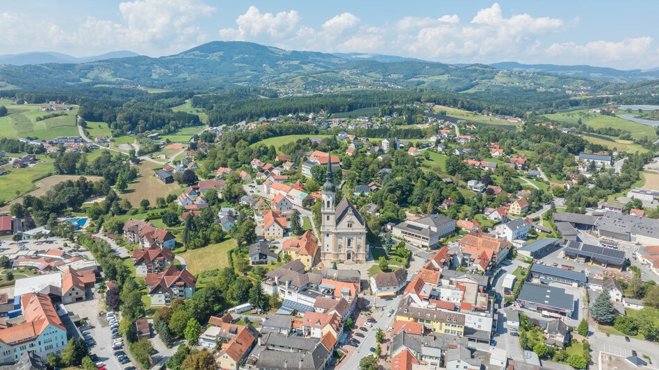 Luftaufnahme Pischelsdorf im ApfelLand