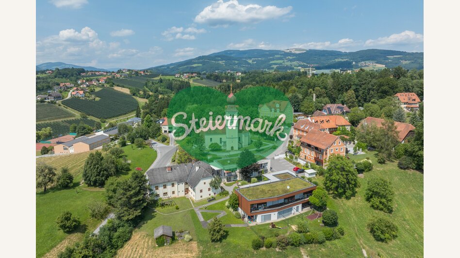 Luftaufnahme Puch im Apfelland | © Oststeiermark Tourismus | Helmut Schweighofer
