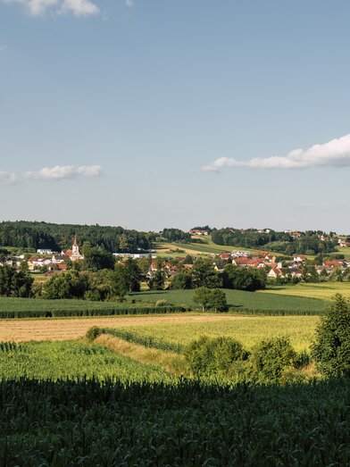 Aerial view of Ebersdorf in Eastern Styria | ©  Oststeiermark Tourismus |  Bernhard Bergmann