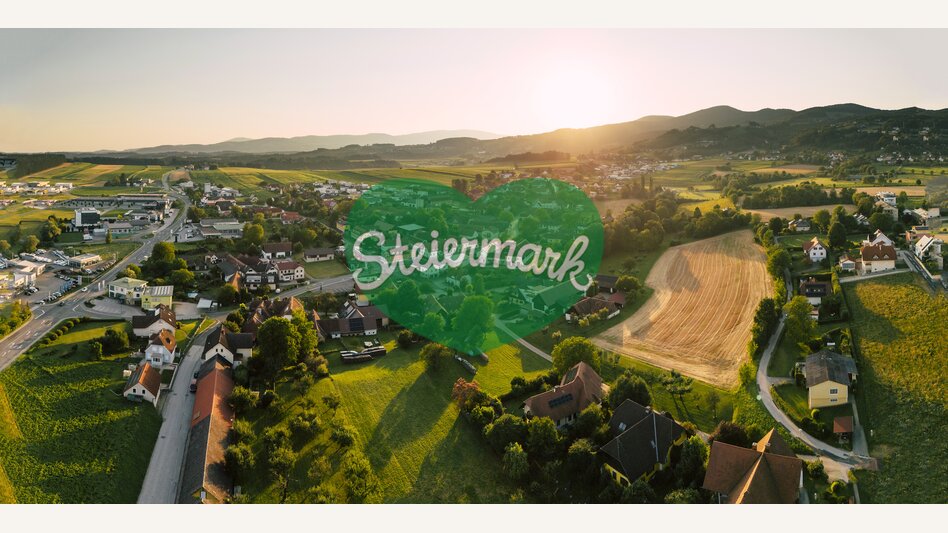 Luftaufnahme von Hartberg Umgebung in der Oststeiermark | ©  Oststeiermark Tourismus |  Bernhard Bergmann