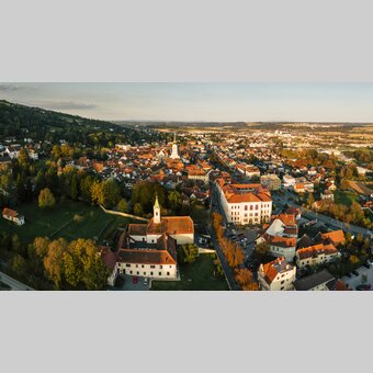 Luftaufnahme von Hartberg in der Oststeiermark | ©  Oststeiermark Tourismus |  Bernhard Bergmann