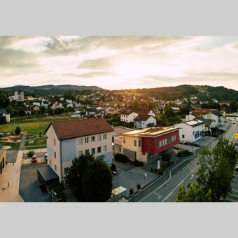 Luftaufnahme von Rohrbach an der Lafnitz in der Oststeiermark | ©  Oststeiermark Tourismus |  Bernhard Bergmann