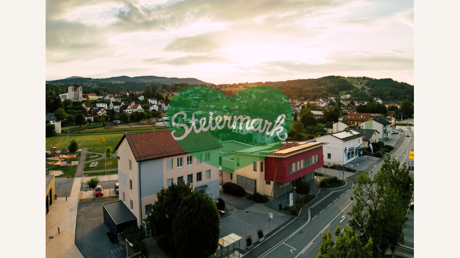 Luftaufnahme von Rohrbach an der Lafnitz in der Oststeiermark | ©  Oststeiermark Tourismus |  Bernhard Bergmann