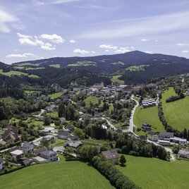 Aerial view of Birkfeld