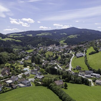 Luftaufnahme von Birkfeld | ©  Oststeiermark Tourismus | Elmleitner Kurt
