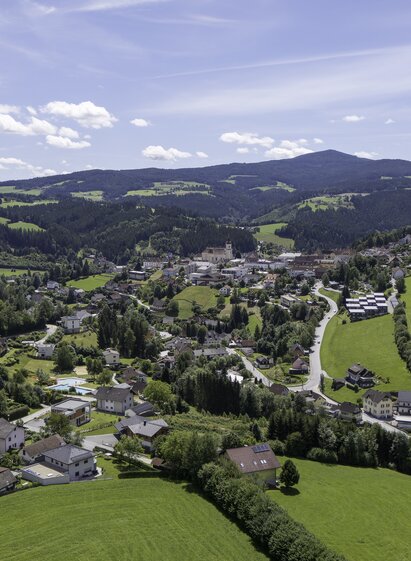 Luftaufnahme von Birkfeld | ©  Oststeiermark Tourismus | Elmleitner Kurt