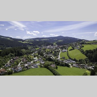 Luftaufnahme von Birkfeld | ©  Oststeiermark Tourismus | Elmleitner Kurt