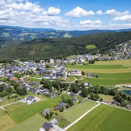 Aerial view of Fischbach in Joglland