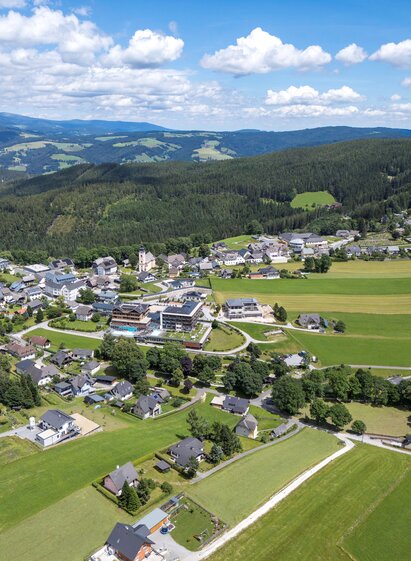 Luftaufnahme Fischbach im Joglland | ©  Oststeiermark Tourismus | Elmleitner Kurt