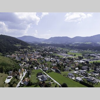 Luftaufnahme Ort in Gasen | ©  Oststeiermark Tourismus | Elmleitner Kurt