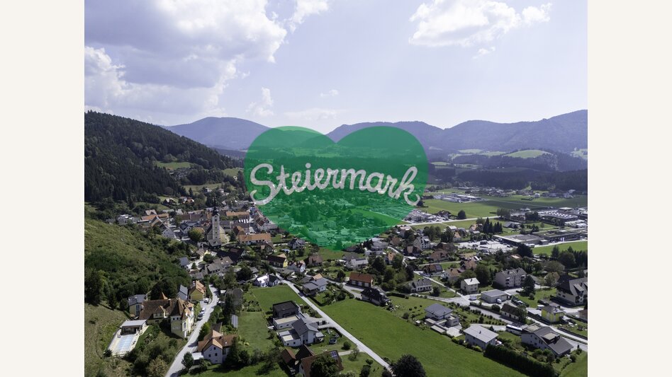 Luftaufnahme Ort in Gasen | ©  Oststeiermark Tourismus | Elmleitner Kurt