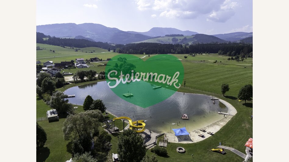 Luftaufnahme Freizeitsee in Gasen | ©  Oststeiermark Tourismus | Elmleitner Kurt
