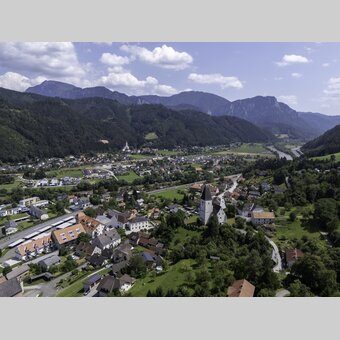 Luftaufnahme in Pernegg an der Mur | ©  Oststeiermark Tourismus | Elmleitner Kurt