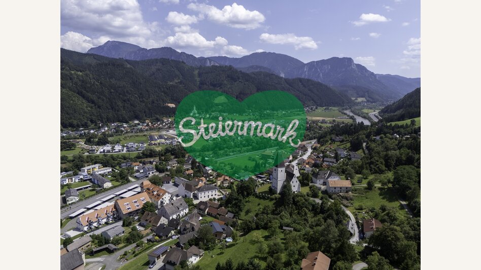 Luftaufnahme in Pernegg an der Mur | ©  Oststeiermark Tourismus | Elmleitner Kurt