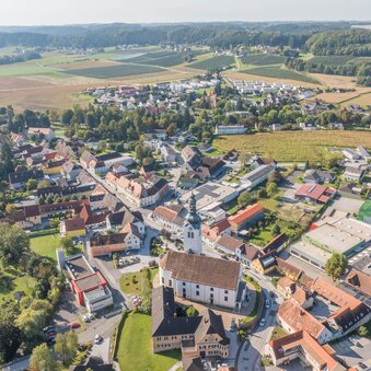 Luftaufnahme in St Ruprecht an der Raab | ©  Oststeiermark Tourismus | Helmut Schweighofer