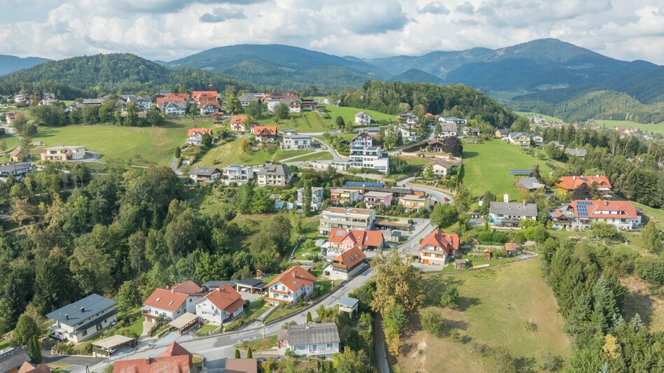 Luftaufnahme in Thannhausen in Weiz