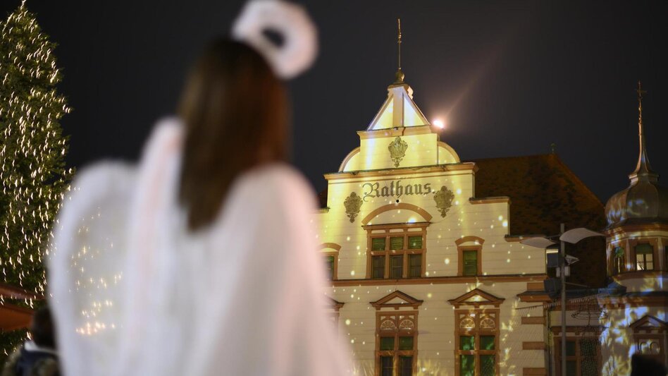 Hartberger Rathaus zur Weihnachtszeit