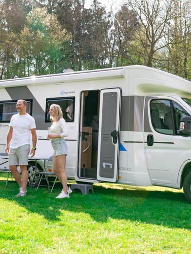 Camping at the Hutterbod in eastern Styria | © TV Oststeiermark | RKP Marketing GmbH