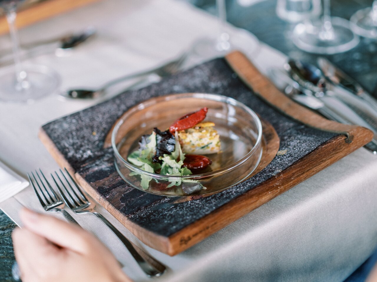 Vorspeise im Restaurant in der Oststeiermark