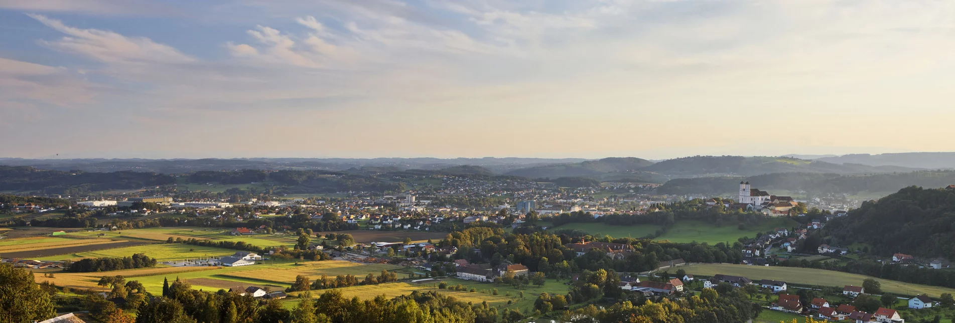 Landscape panorama of Weiz in Eastern Styria | © TV Oststeiermark | Bernhard Bergmann