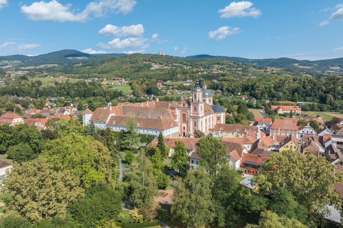 Luftaufnahme Naturpark Pöllauer Tal | © Oststeiermark Tourismus | Helmut Schweighofer