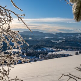 Winter landscape in Eastern Styria